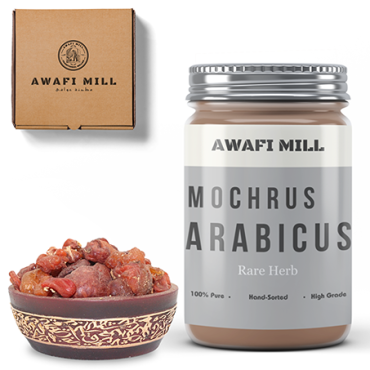 Awafi Mill Mochrus arabicus gum Bombax Ceiba 100gm